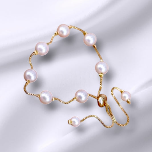 Elegance Pearl Ties Bracelet