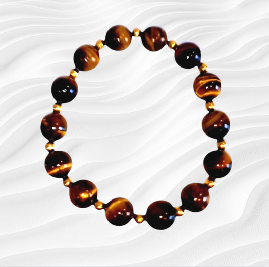 Handmade Majestic Tiger Eye Bracelet