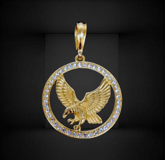 18K Gold Plated Wings of Triumph Pendant