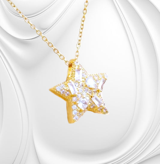 Gold Star Necklace