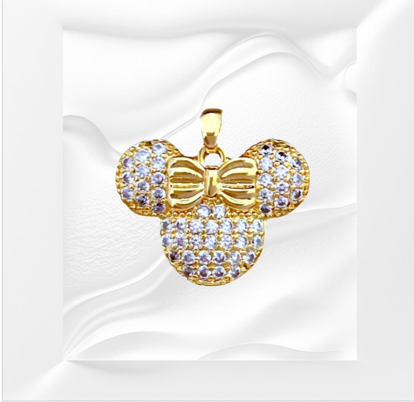 Gold Minnie Charm