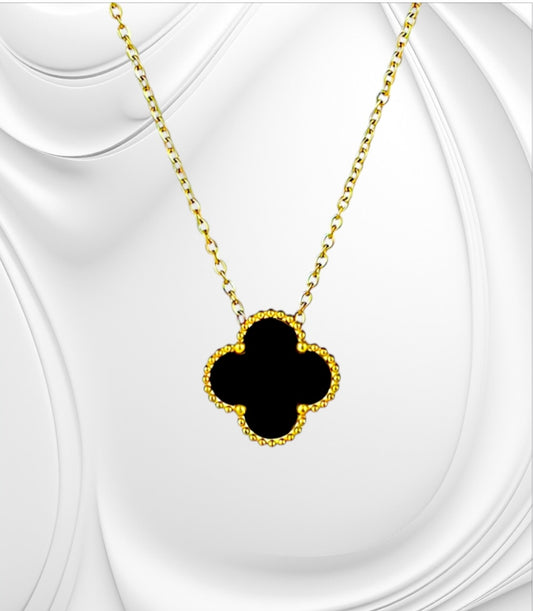 18K Gold Plated Clover Necklace