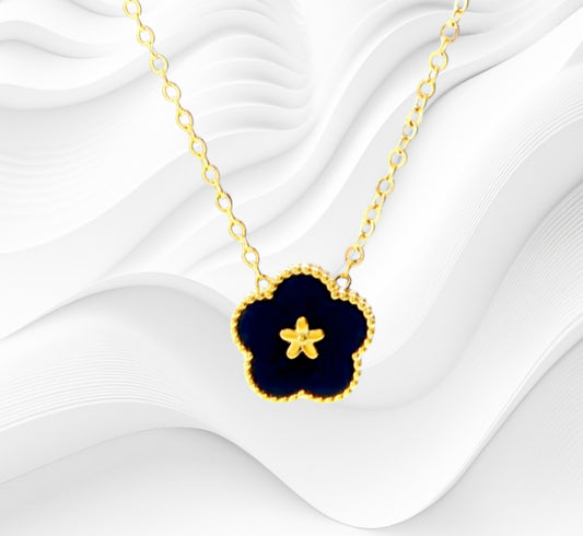 Gold Plated Flower Necklace